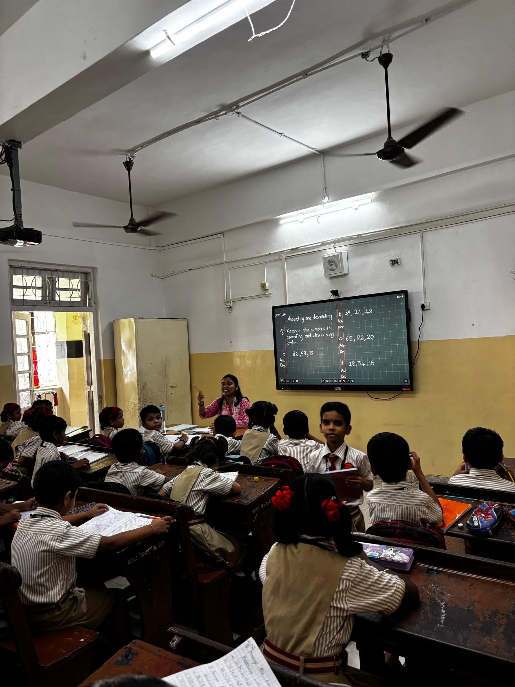 Classrooms and campus images at SIWS Primary School, Wadala campus.