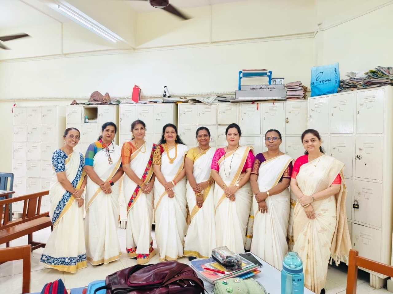 Students and staff at a Secondary School event.