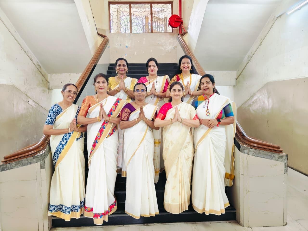 Students and staff at a Secondary School event.