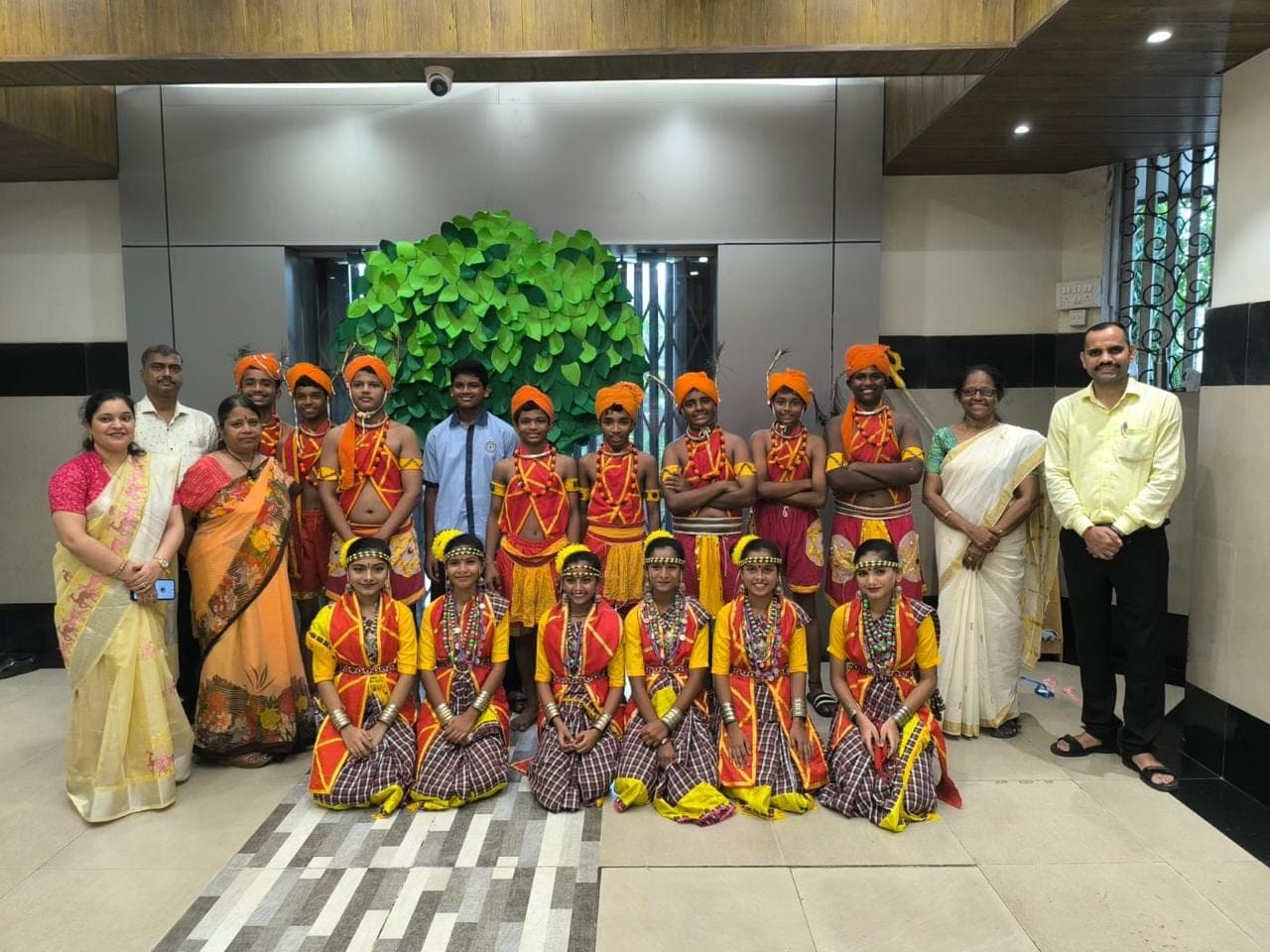 Students and staff at a Secondary School event.