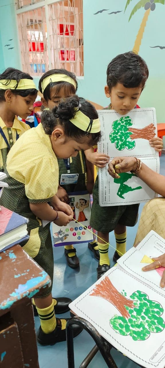 Activities photos at SIWS Kindergarten.