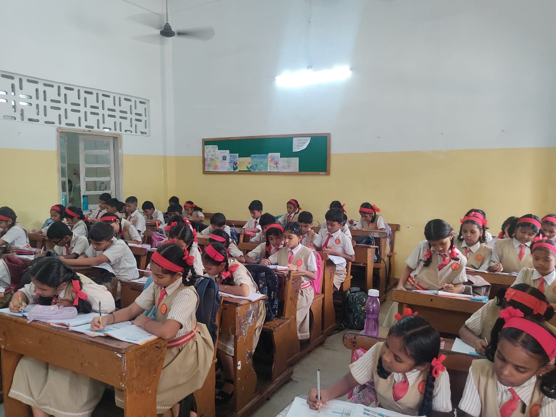Classroom and campus images at SIWS Primary School, Matunga campus.