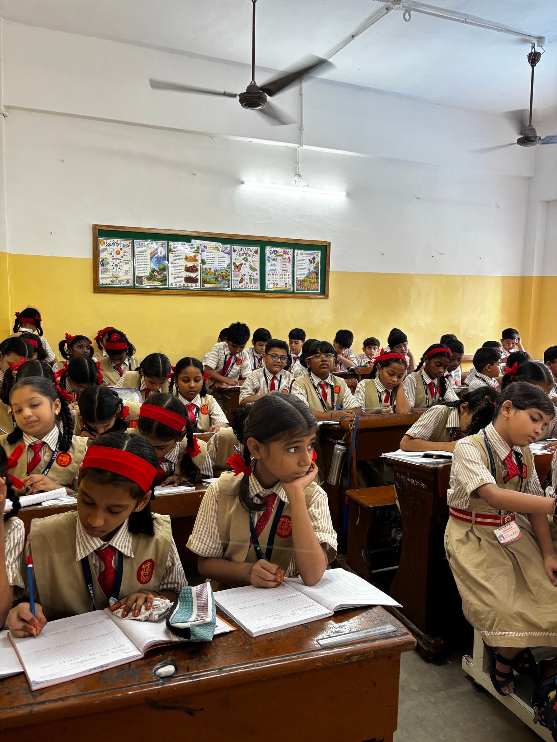 Classrooms and campus images at SIWS Primary School, Wadala campus.