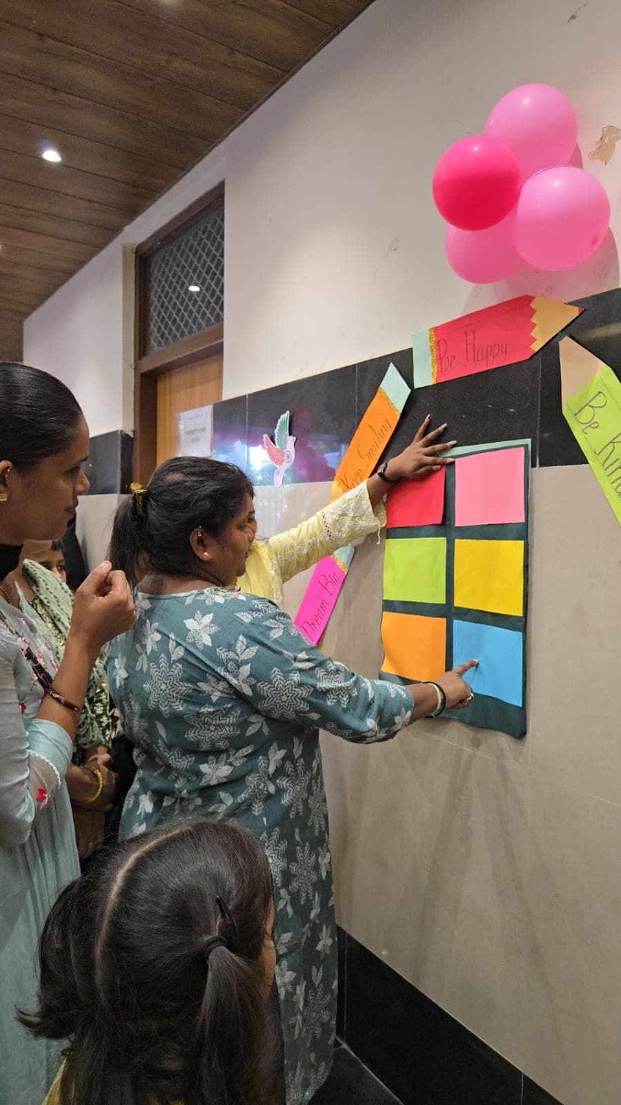 Student activities at SIWS Primary School, Wadala campus.